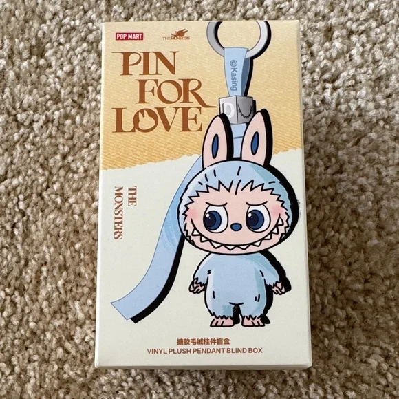 SOLD - NWT - BRAND NEW The Monsters Pin for Love Vinyl Plush Pendant - Picture 1 of 8